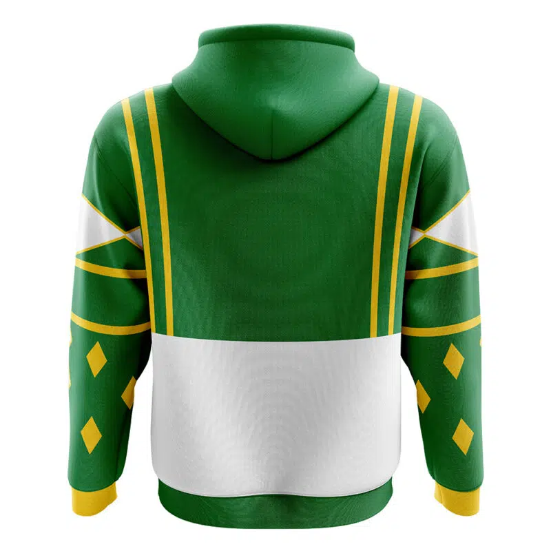 Green Ranger Ninjetti  Rangers Zip Hoodie Jacket - Image 2
