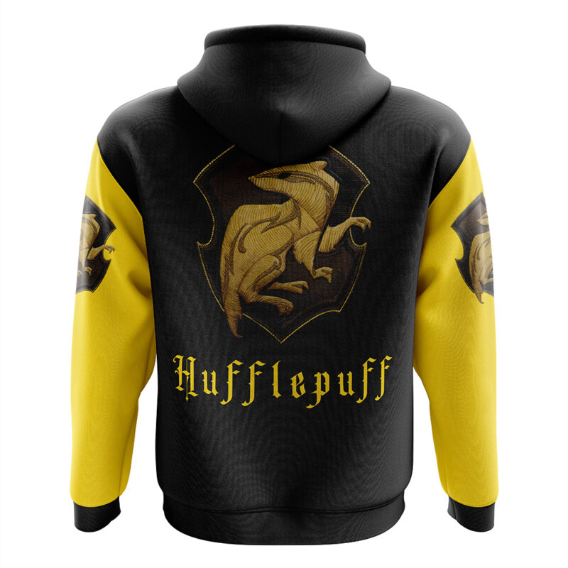 Hogwarts Legacy Hufflepuff V2 Harry Potter Zip Hoodie Jacket - Image 2