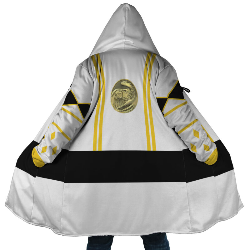 White Ranger Ninjetti Mighty Morphin Power Rangers Dream Cloak Coat