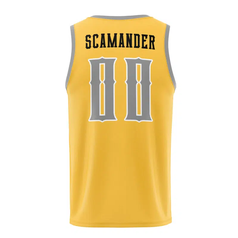 Hufflepuff House Harry Potter Basketball Jersey - Image 2