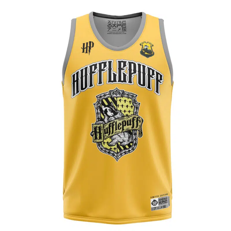 Hufflepuff House Harry Potter Basketball Jersey