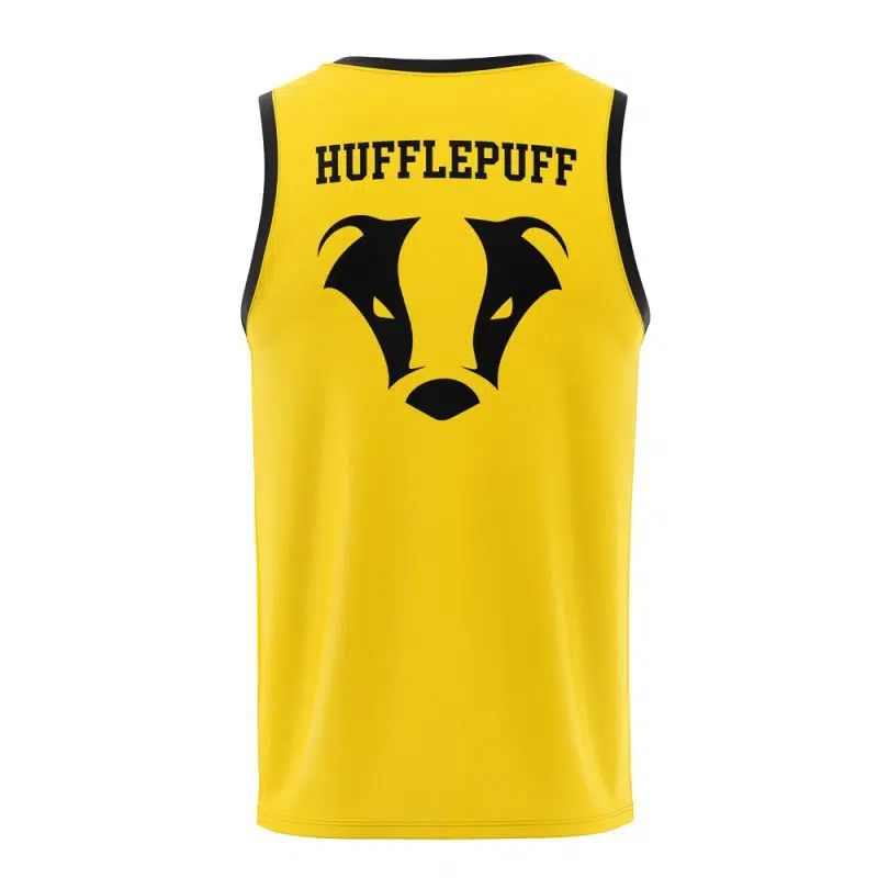 Hufflepuff V2 Harry Potter Basketball Jersey - Image 2