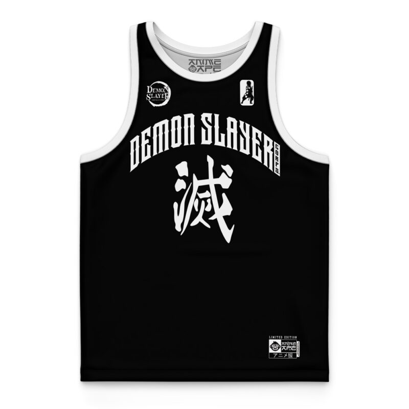 Kamado Demon Slayer Corps Demon Slayer Basketball Jersey - Image 3