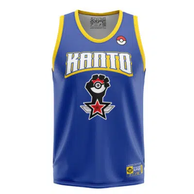 Kanto Trainer Pokemon Basketball Jersey