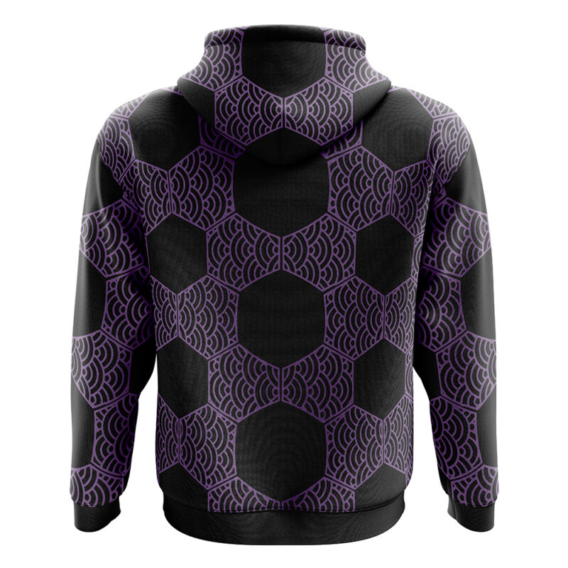 Kokushibo Demon Slayer Zip Hoodie Jacket - Image 2