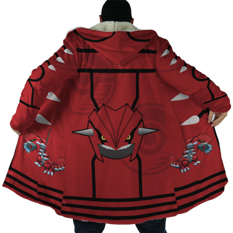 Legendary Groudon Pokemon Dream Cloak Coat