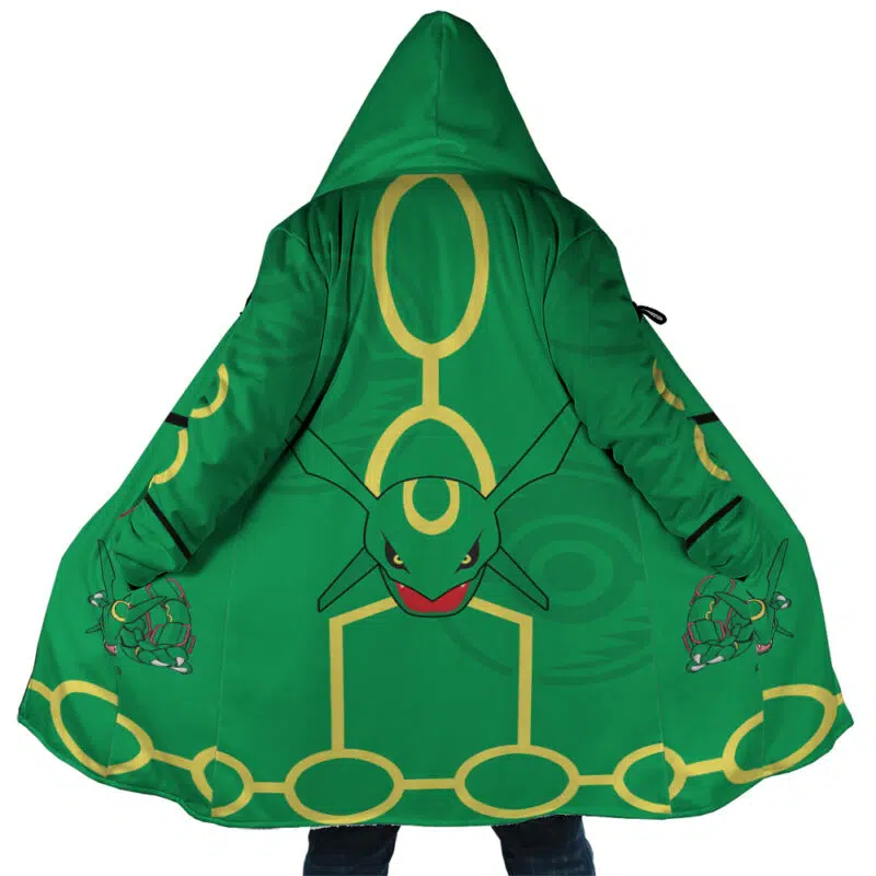 Legendary Rayquaza Pokemon Dream Cloak Coat