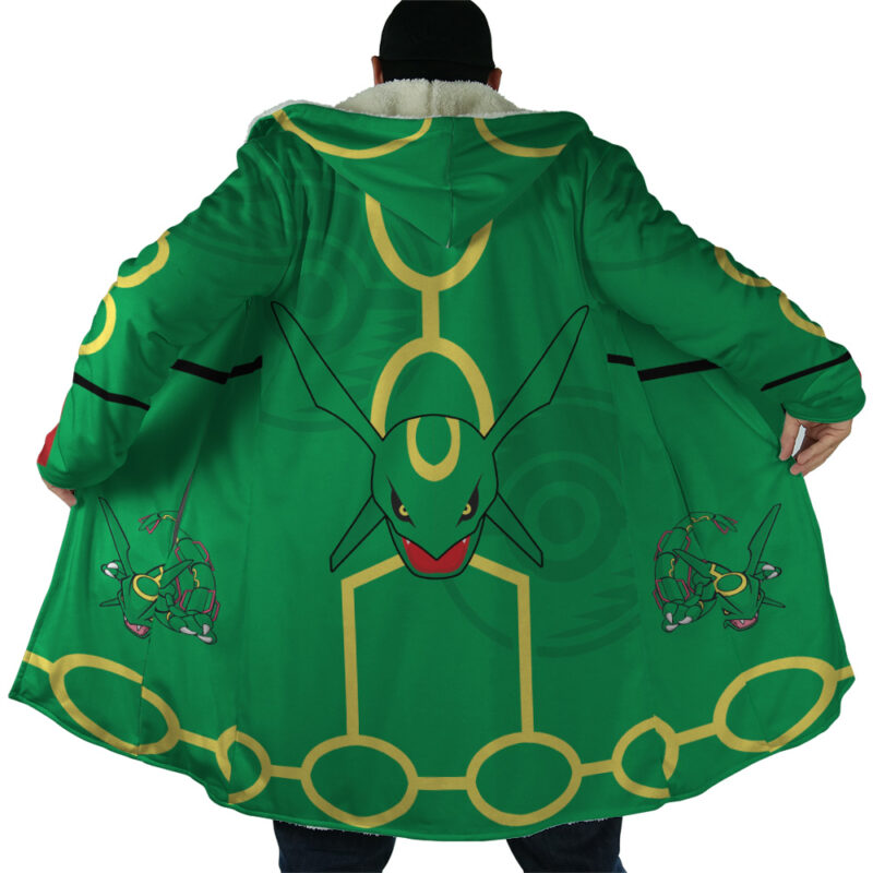 Legendary Rayquaza Pokemon Dream Cloak Coat
