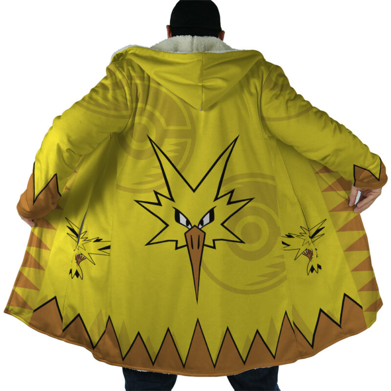 Legendary Zapdos Pokemon Dream Cloak Coat