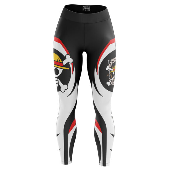 Straw Hat One Piece Custom Unisex Leggings Spats Training Tight