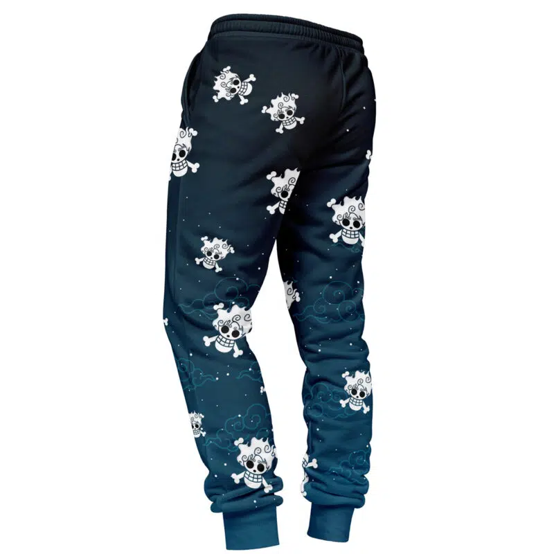 Luffy Gear 5 V2 Pattern One Piece Sweatpants - Image 3