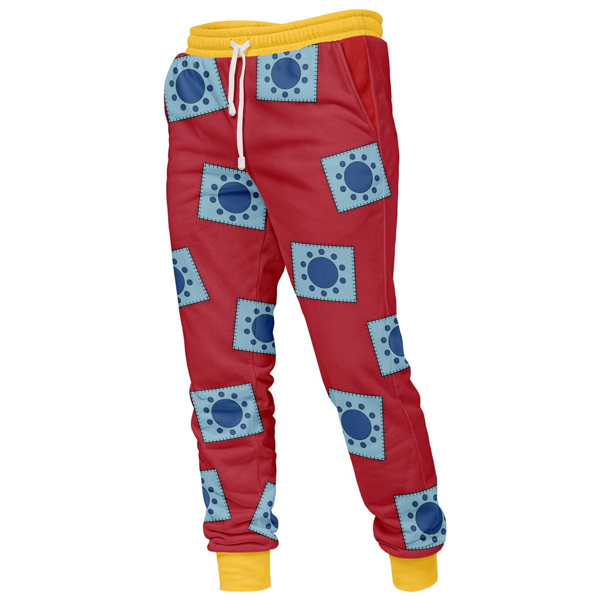 Luffy Wano Pattern One Piece Sweatpants - Image 2