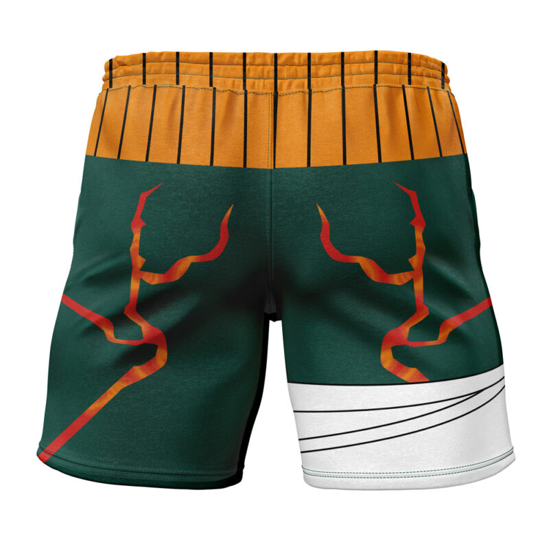 Might Guy 8th Gate Shippuden Gym Shorts - Image 2