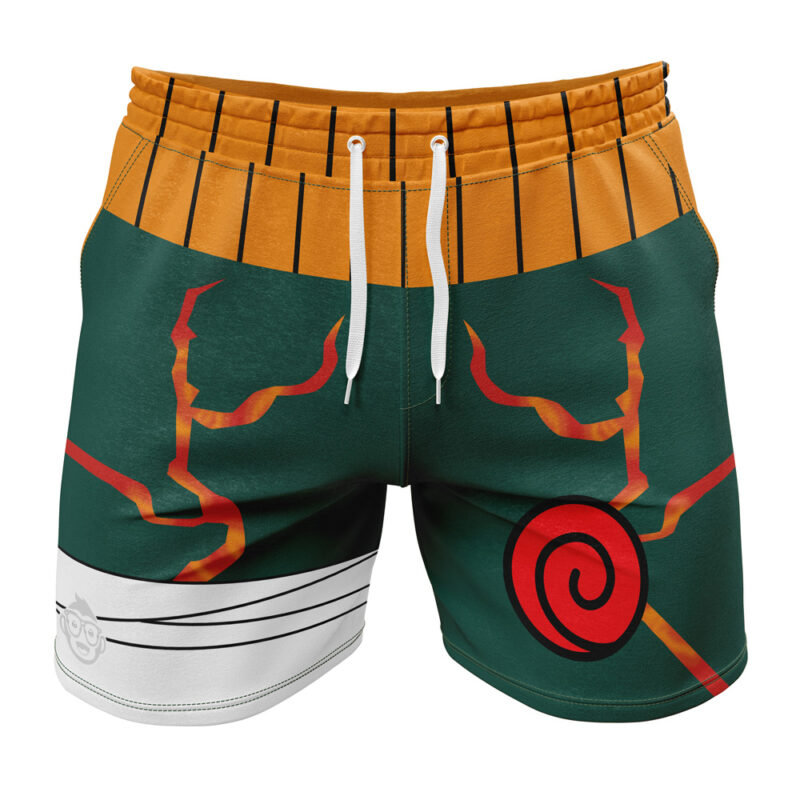 Might Guy 8th Gate Shippuden Gym Shorts