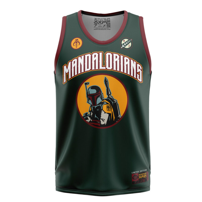 Mandalorians Boba Fett Star Wars Basketball Jersey
