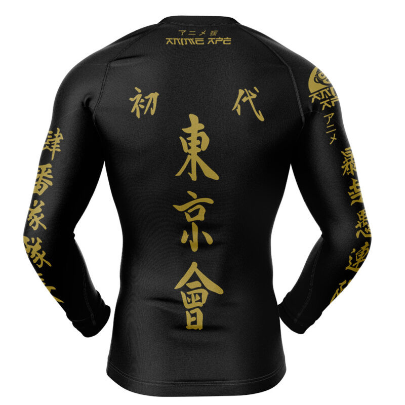 Manji Gang Tokyo Revengers Long Sleeve Rash Guard Compression Shirt - Image 2