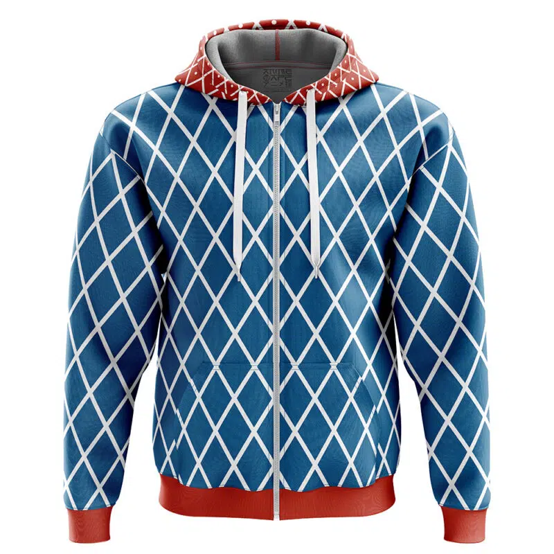 Mista Guido Jojo's Bizarre Adventure Zip Hoodie Jacket
