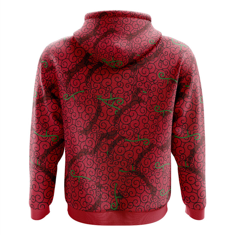 Ope Ope No Mi One Piece Zip Hoodie Jacket - Image 2