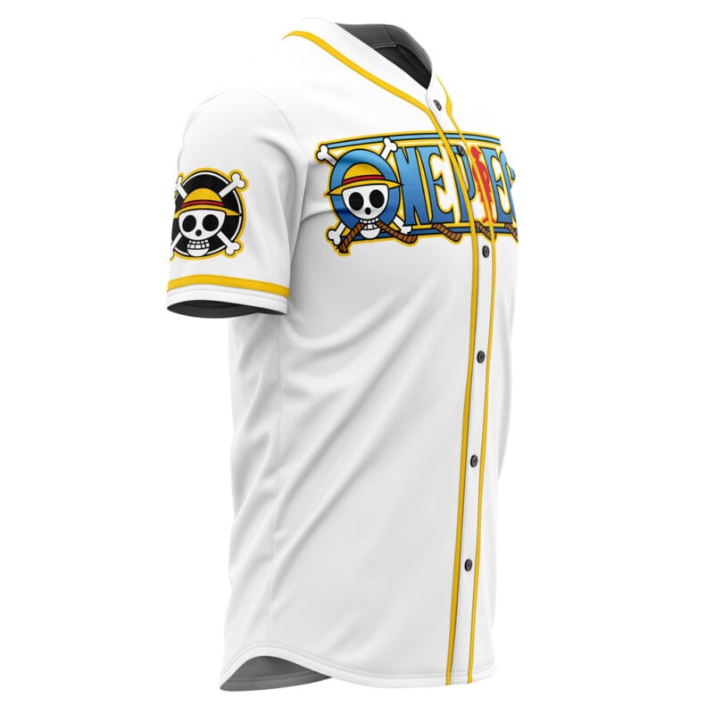 Personalized White One Piece Baseball Jersey