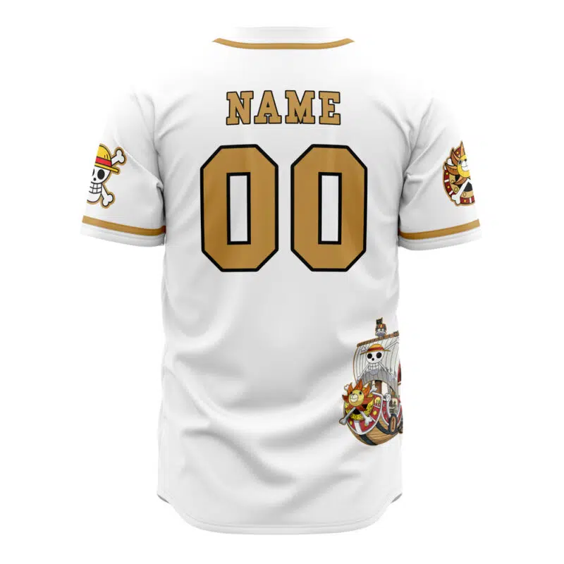 Personalized White Straw Hats One Piece Baseball Jersey