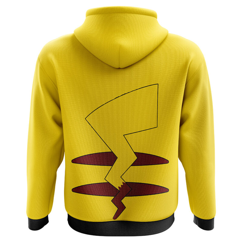 Pikachu V2 Pokemon Zip Hoodie Jacket - Image 2