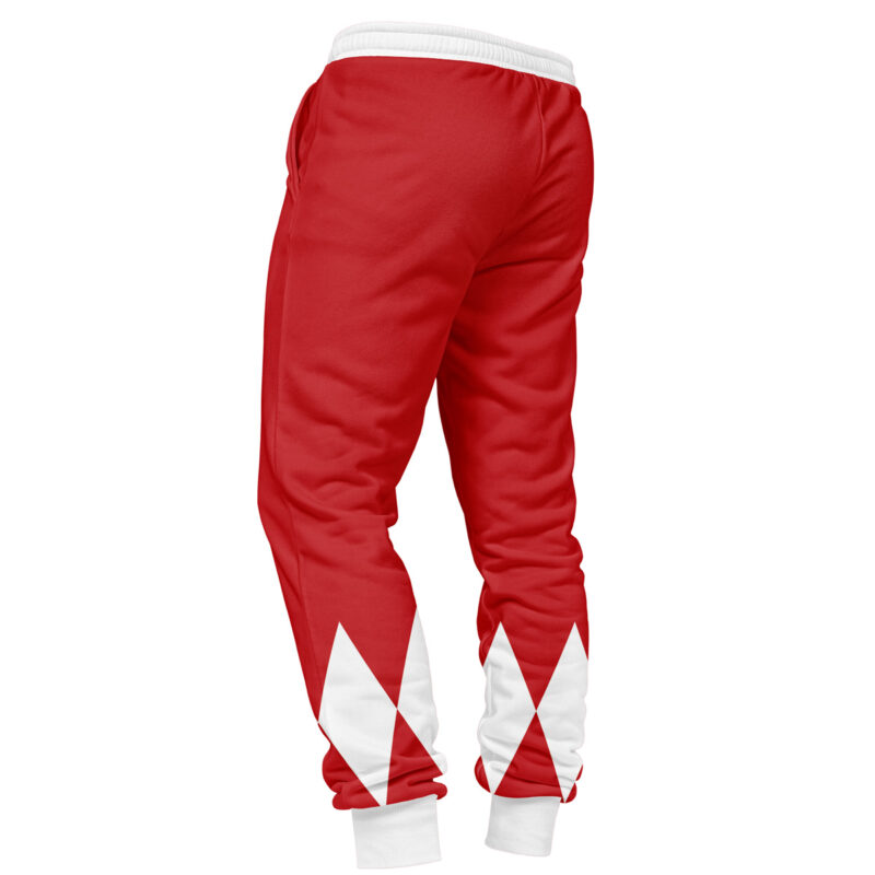 Red Ranger Mighty Morphin Power Rangers Sweatpants - Image 3