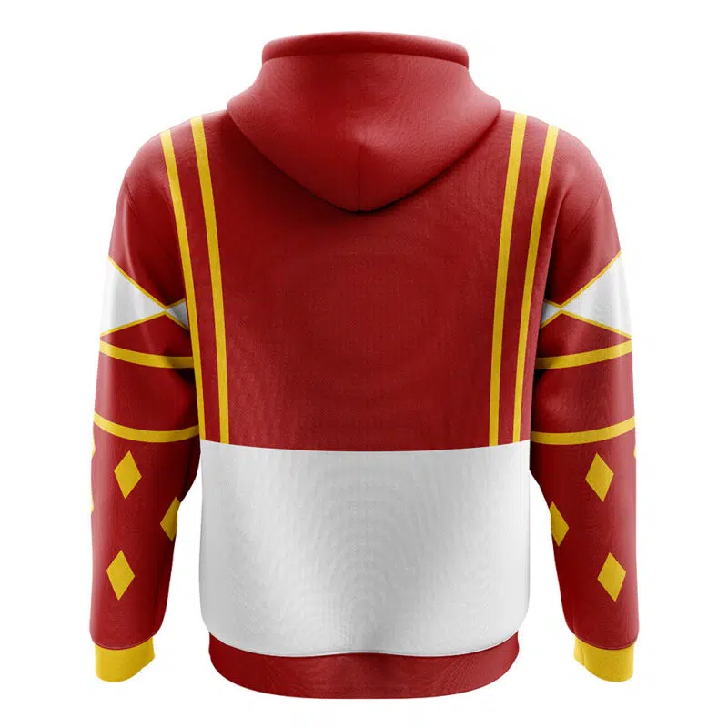 Red Ranger Ninjetti  Rangers Zip Hoodie Jacket - Image 2