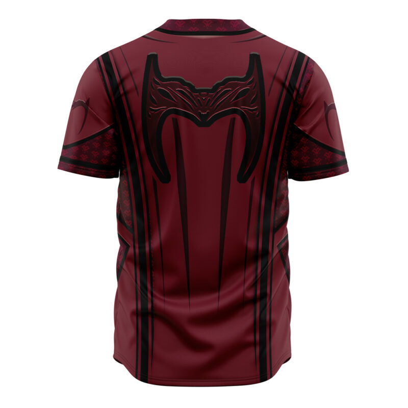Scarlet Witch Cosplay Marvel Baseball Jersey - Image 3