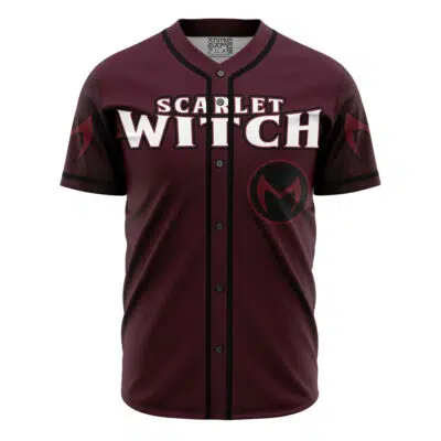 Scarlet Witch Marvel Baseball Jersey
