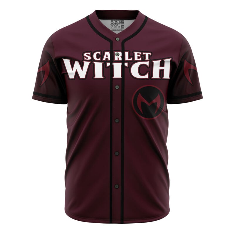 Scarlet Witch Marvel Baseball Jersey