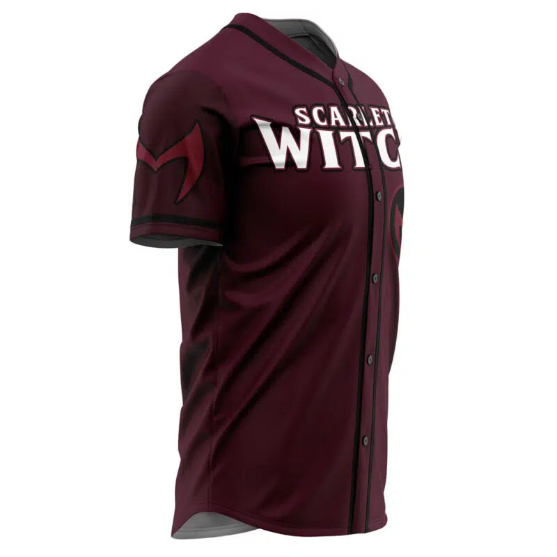 Scarlet Witch Marvel Baseball Jersey - Image 2