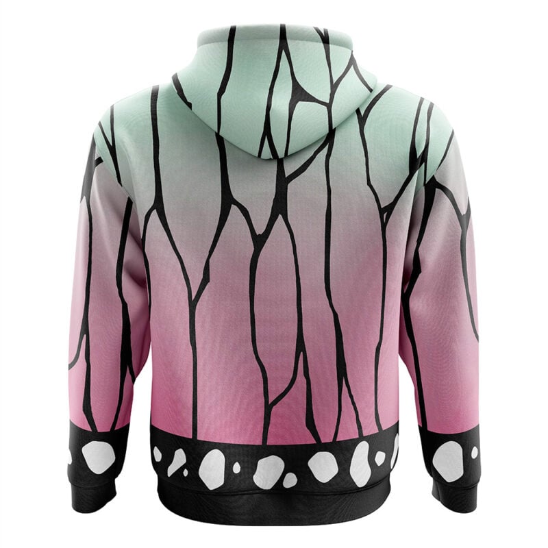Shinobu Kocho Demon Slayer Zip Hoodie Jacket - Image 2