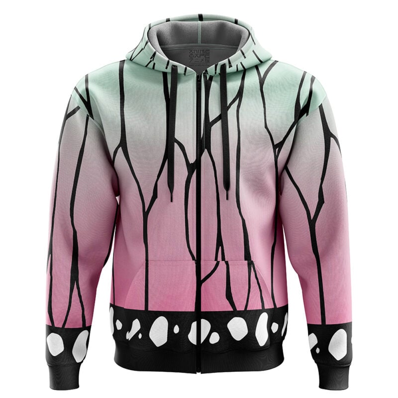 Shinobu Kocho Demon Slayer Zip Hoodie Jacket