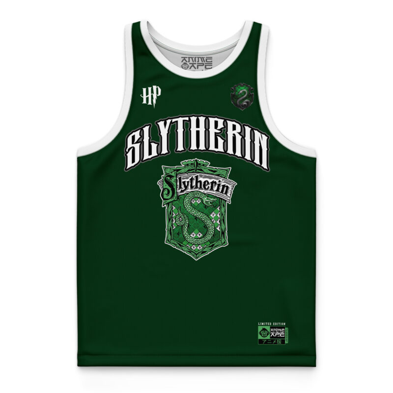 Slytherin House Harry Potter Basketball Jersey - Image 3