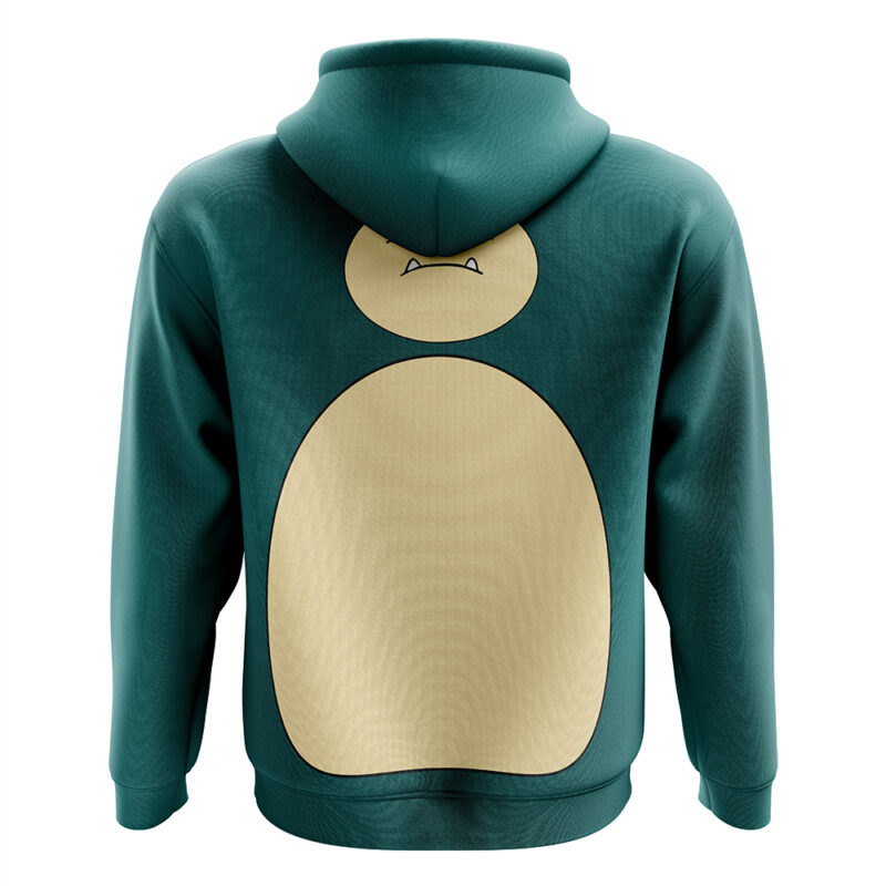 Snorlax Pokemon Zip Hoodie Jacket - Image 2