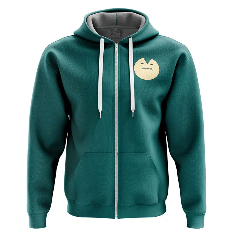 Snorlax Pokemon Zip Hoodie Jacket