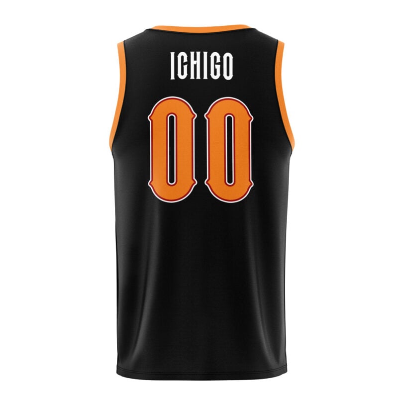 Soul Reaper Ichigo Bleach Basketball Jersey - Image 2