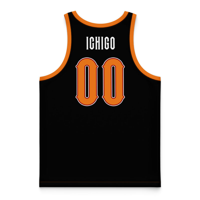 Soul Reaper Ichigo Bleach Basketball Jersey - Image 4