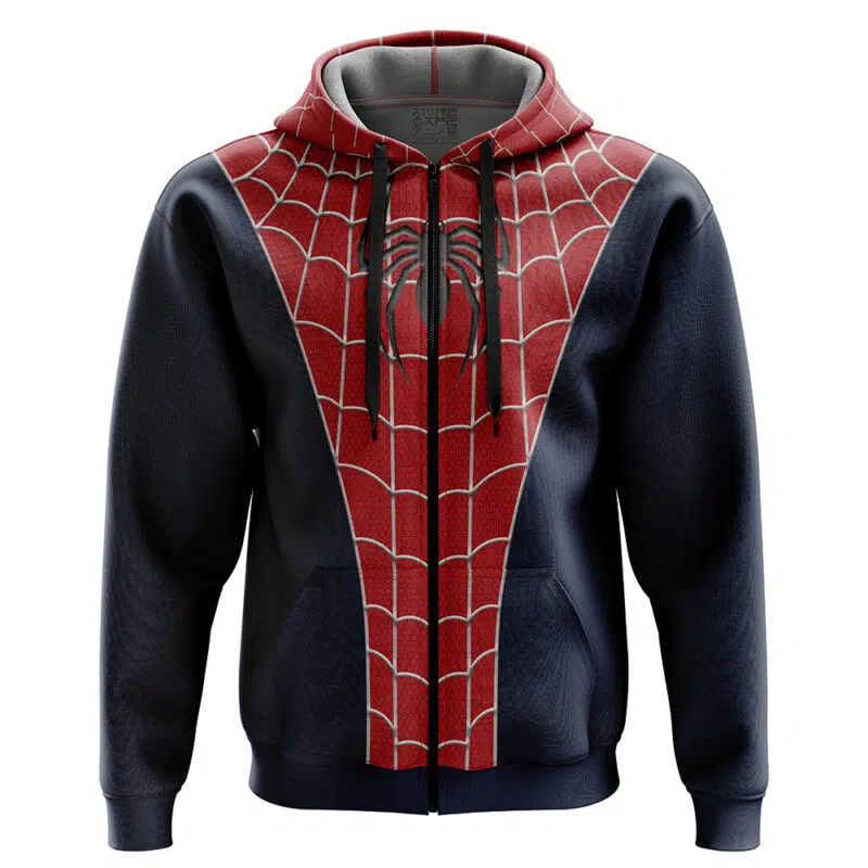 Spiderman Marvel Comics Zip Hoodie Jacket