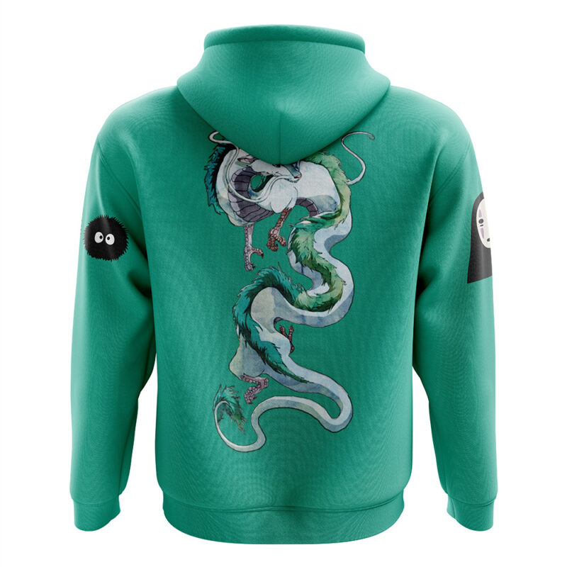 Spirited Away Studio Ghibli Zip Hoodie Jacket - Image 2