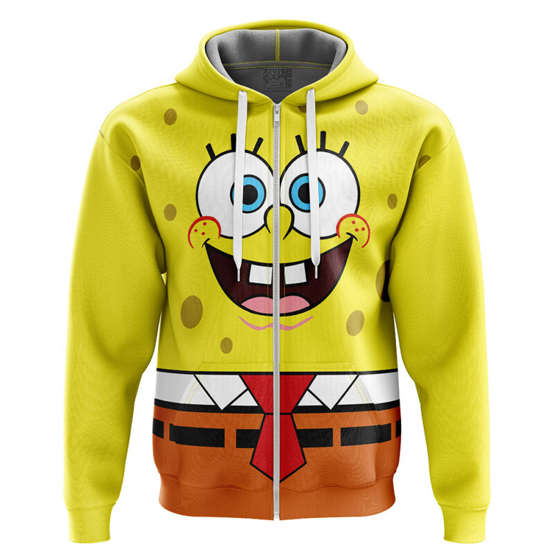 Spongebob Squarepants Zip Hoodie Jacket