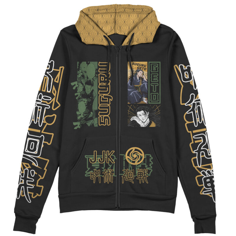 Suguru Geto Jujutsu Kaisen Streetwear Zip Hoodie Jacket