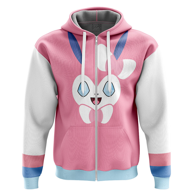 Sylveon V2 Pokemon Zip Hoodie Jacket