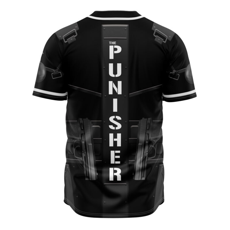 The Punisher Cosplay Marvel Baseball Jersey - Image 3