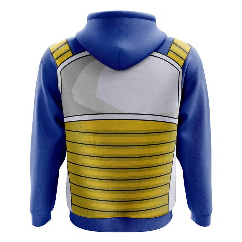 Vegeta Armor Dragon Ball Z Zip Hoodie Jacket - Image 2