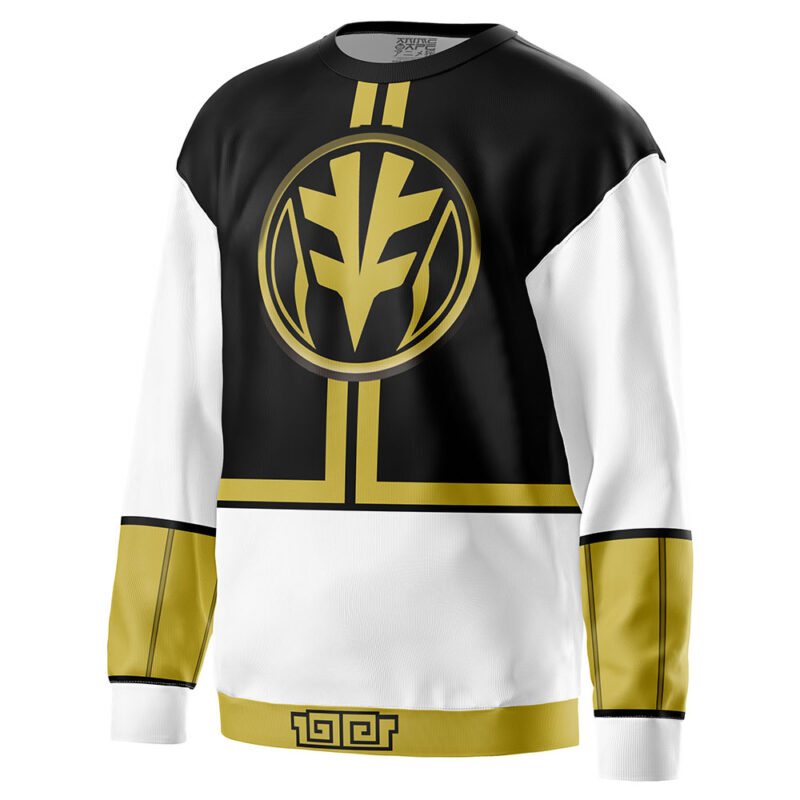 White Ranger Mighty Morphin Power Rangers Sweatshirt - Image 2