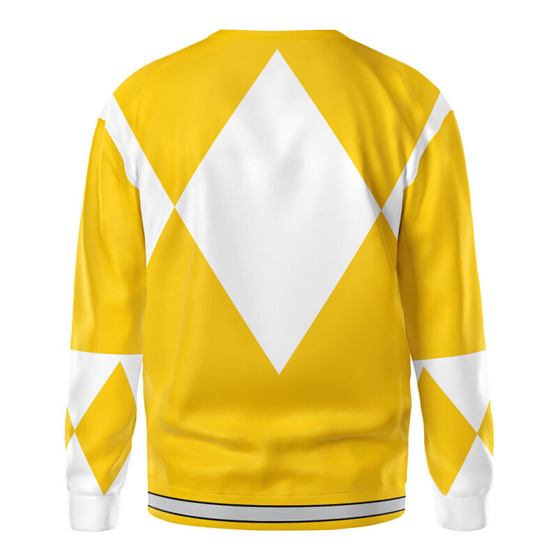 Yellow Ranger Mighty Morphin Power Rangers Sweatshirt - Image 3