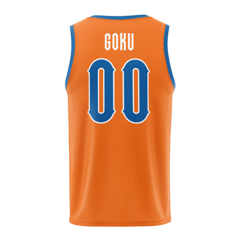 Z-Fighters Goku Dragon Ball Z Basketball Jersey - Image 2