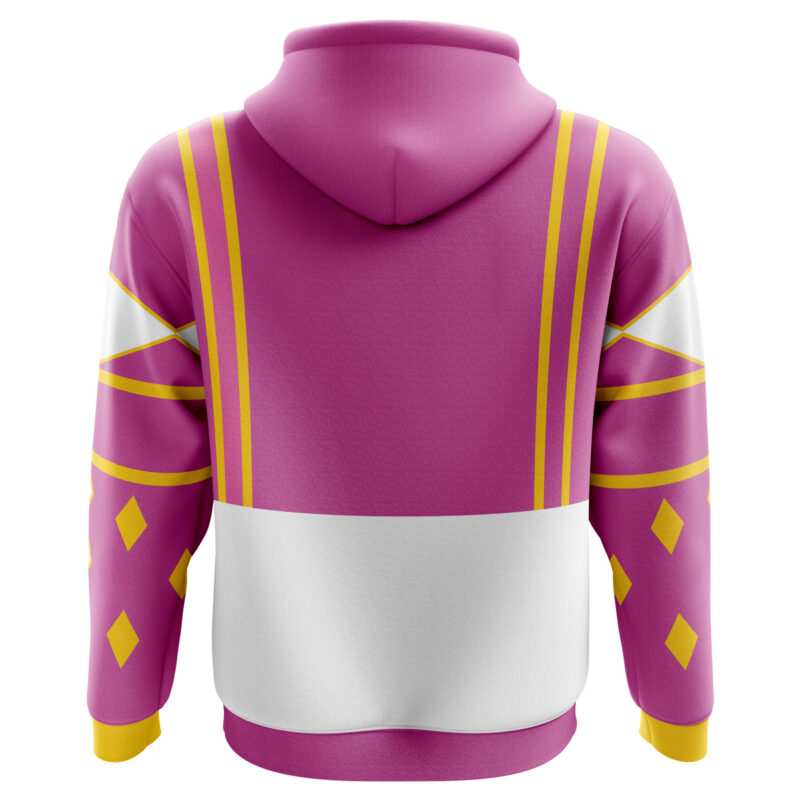 Pink Ranger Ninjetti  Rangers Zip Hoodie Jacket - Image 2