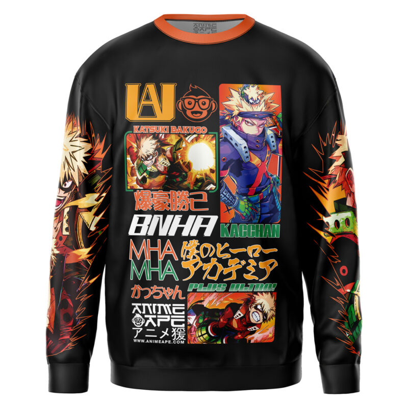 Katsuki Bakugo V2 My Hero Academia Streetwear Sweatshirt - Image 2